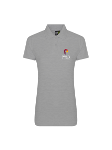 Ladies Light Grey Polo Shirt